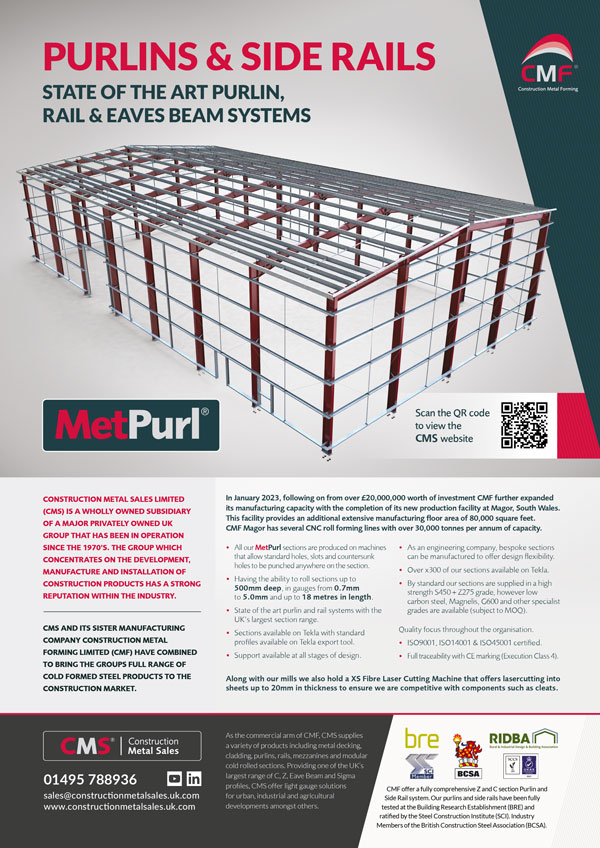 Download MetPurl Purlins and side rails